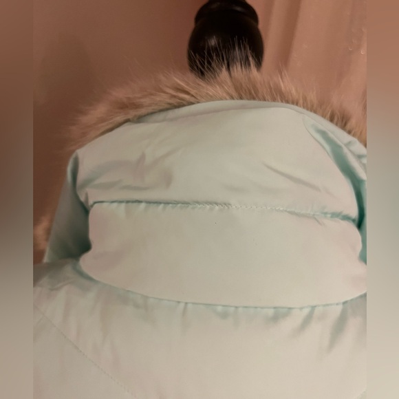 NEW Talbots Mint Faux Fur Puffer Vest size OX plus - Picture 11 of 14